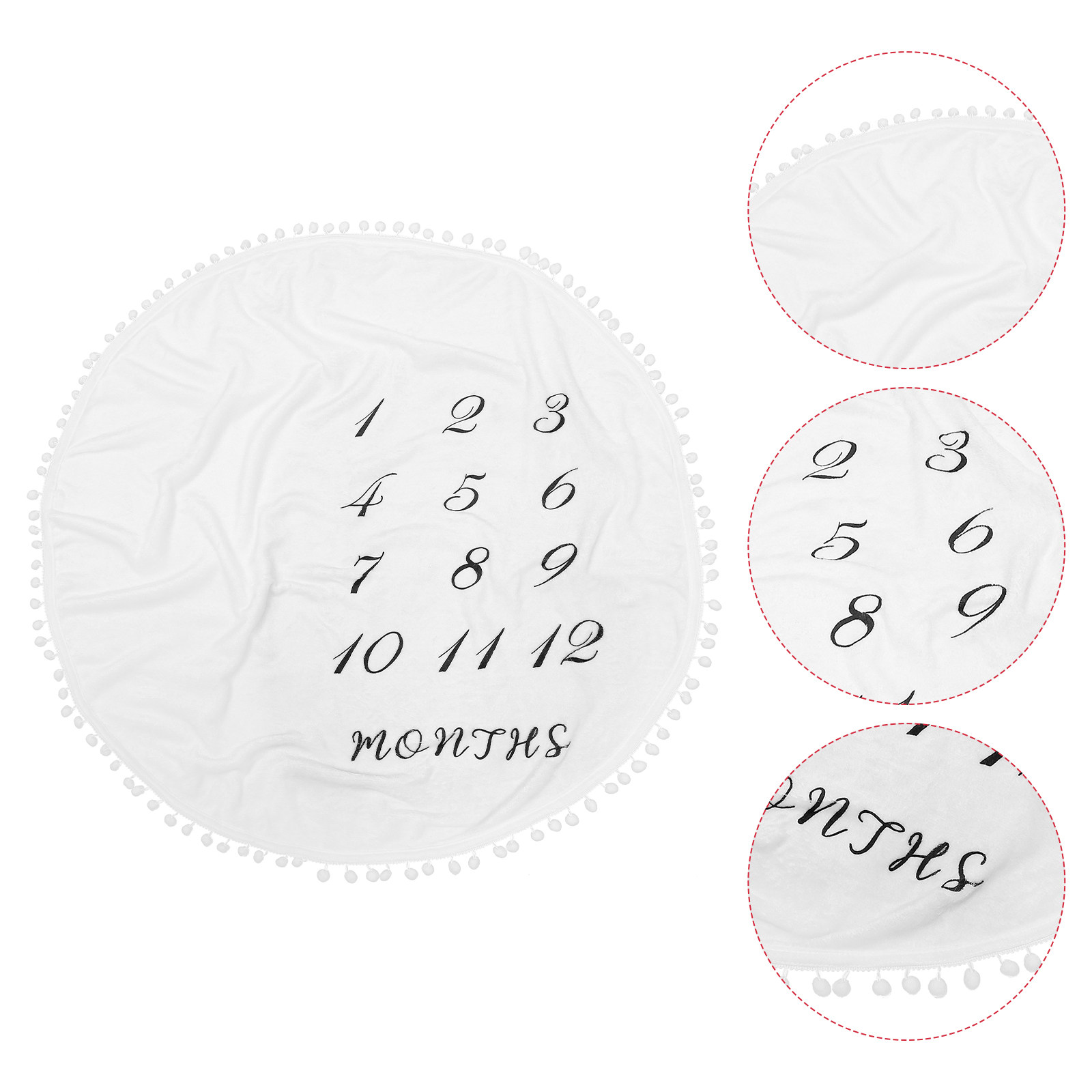 Baby Swaddle Blanket - Couverture pour bébé, accessoire de photographie,