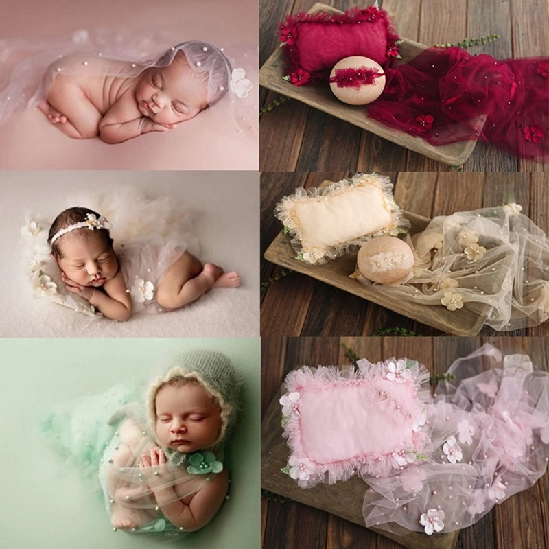 Baby Swaddle Blanket - Couverture enveloppante pour photographie de nouveau-né,
