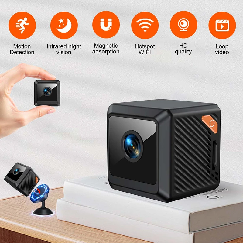 Baby Products Video - Mini Caméra Magnétique Puissante 4K Sans