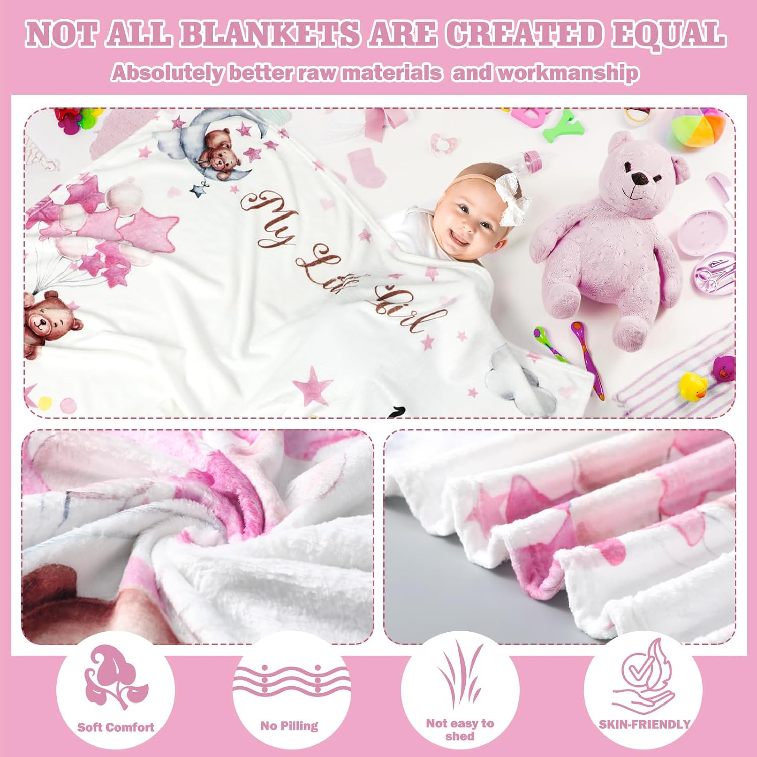 VIKAMA mensuel bébé croissance - Baby Swaddle Blanket avis et prix