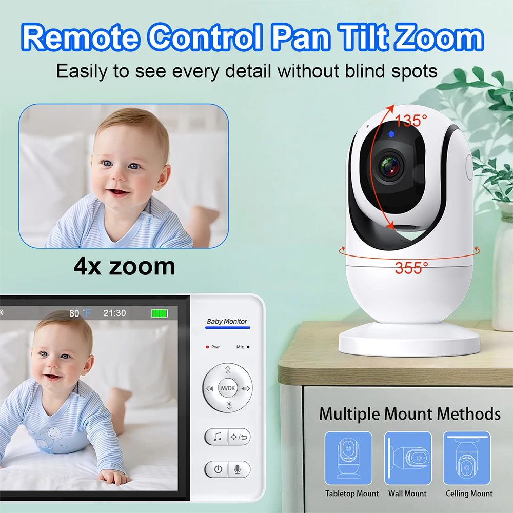 Moniteur vidéo pour bébé, 7.0  - Baby Products Video avis et prix