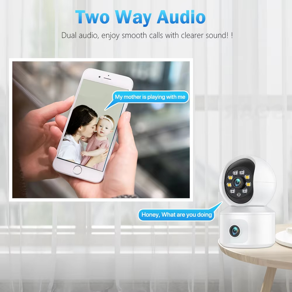 Caméra IP WiFi iCsee 6MP à dou - Baby Products Video avis et prix