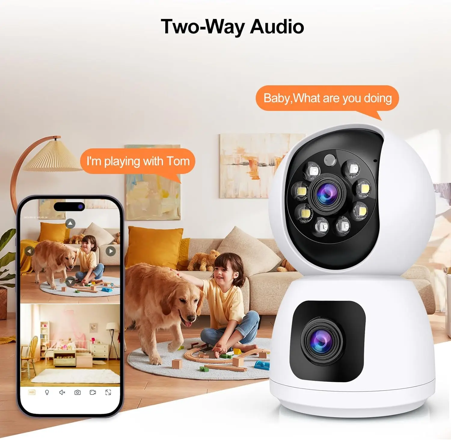 Tuya 4K 8MP HD WiFi caméra int - Baby Products Video avis et prix