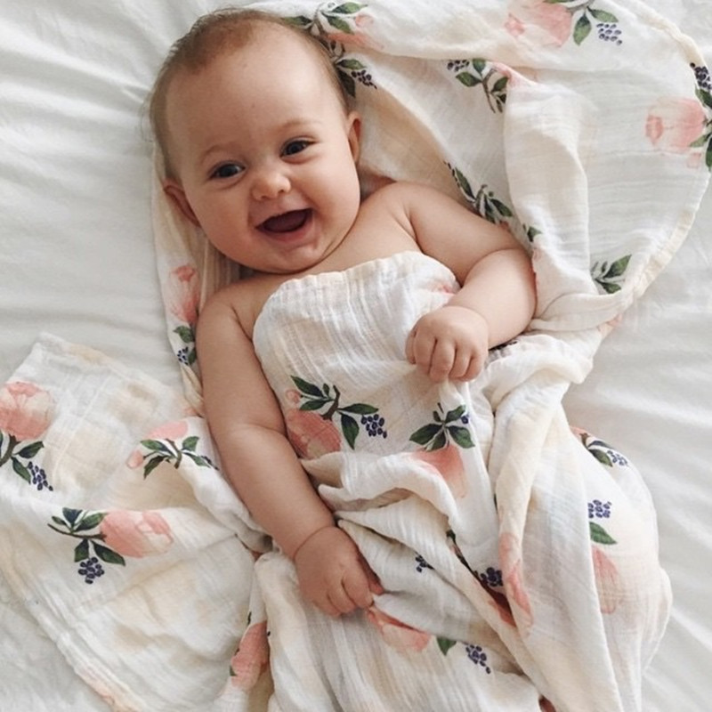 Rose 120x120 cm 70% bambou 30% - Baby Swaddle Blanket avis et prix
