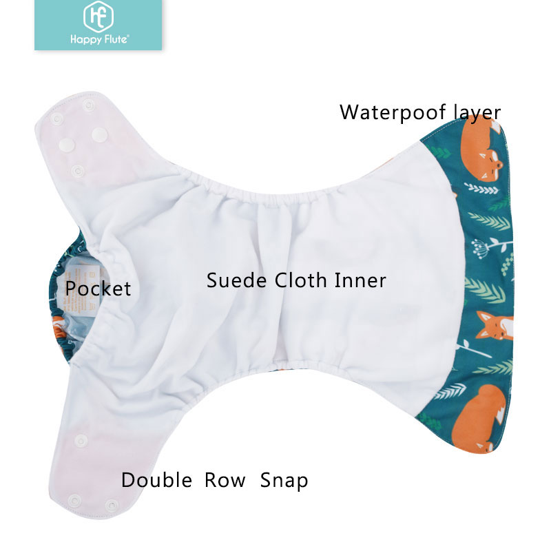 HappyFlute 8 couches + 8 Inser - Pampers Diaper Premium Care avis et prix