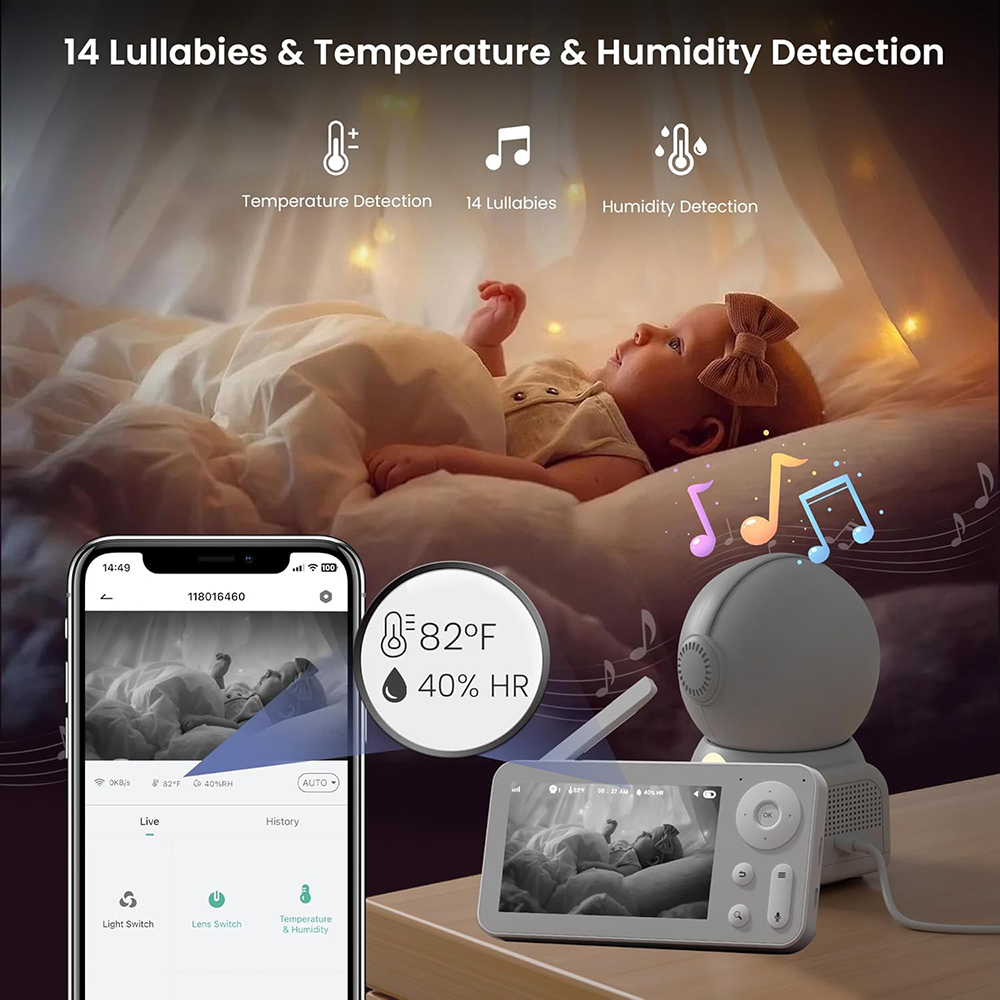 Babyphone 2K avec 2 Caméras et - Baby Products Video avis et prix